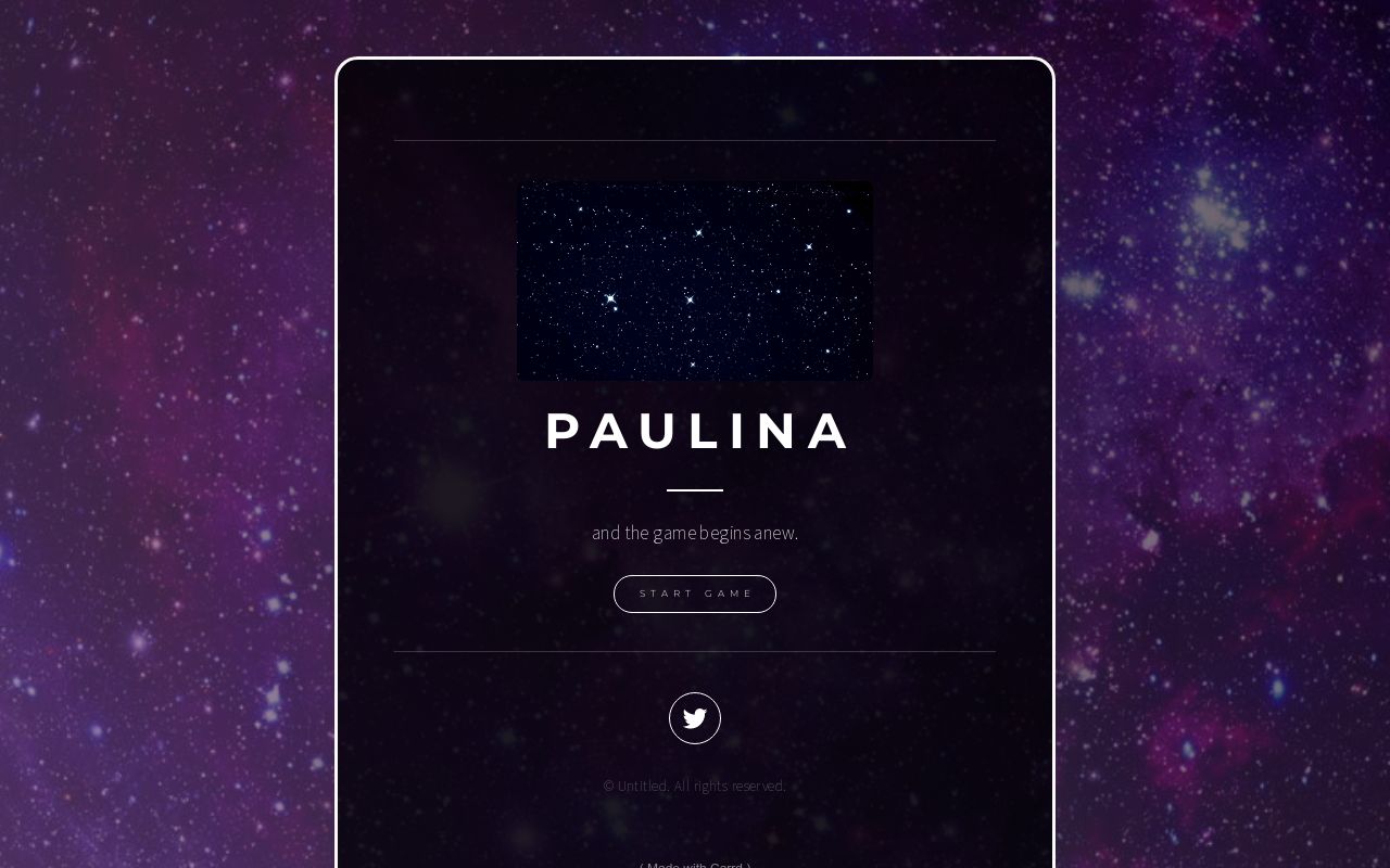Carrd profile picture for @paulina